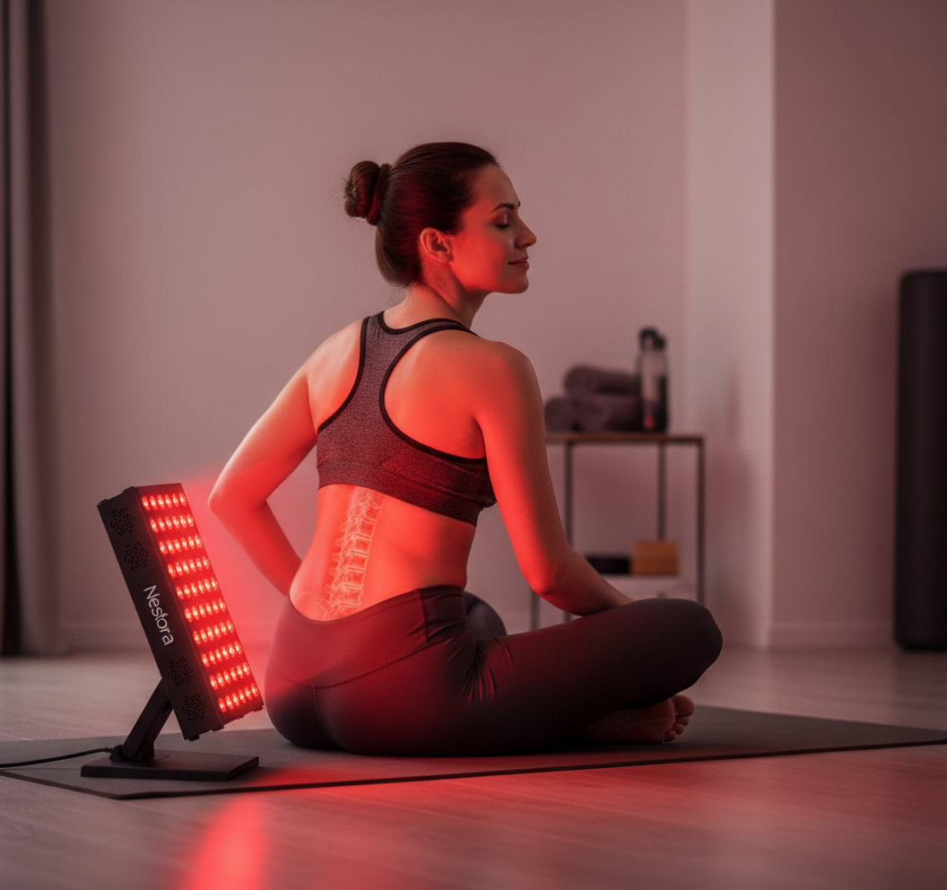 Nestora LED Red Light Therapy Panel – Professional Full-Body Light Therapy for Skin, Recovery & Wellness