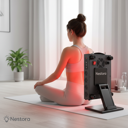 Nestora LED Red Light Therapy Panel – Professional Full-Body Light Therapy for Skin, Recovery & Wellness